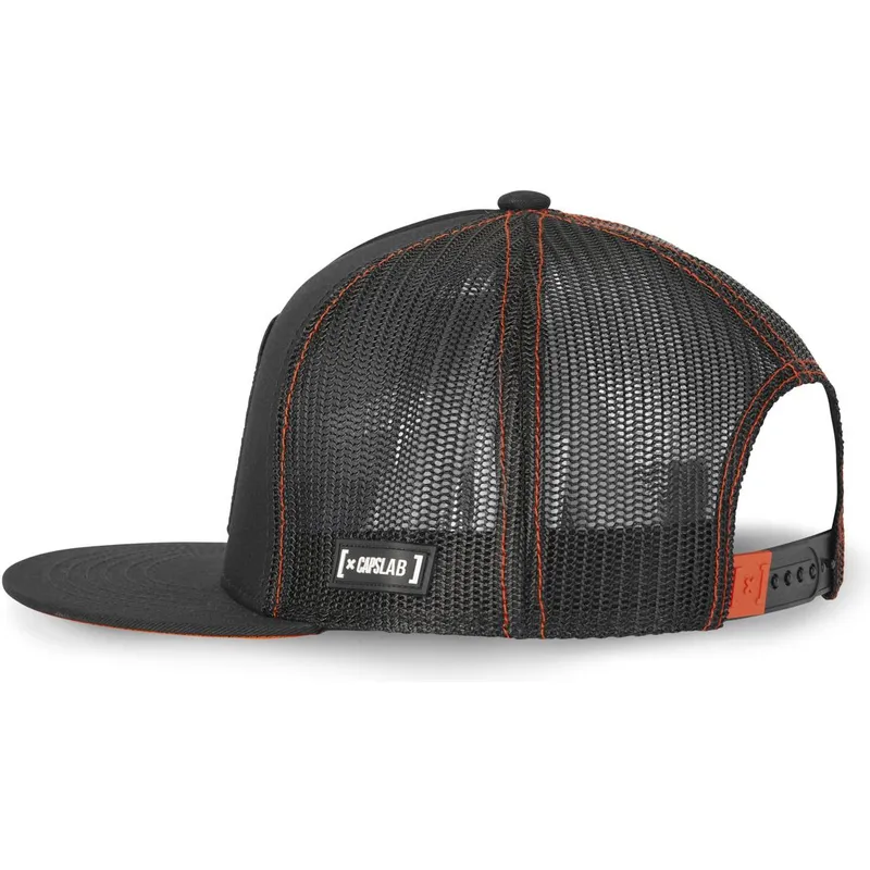 cappelli-piatta-nero-snapback-snoopy-arachidi-di-capslab cappelli-piatta-nero-snapback-snoopy-arachidi-di-capslab