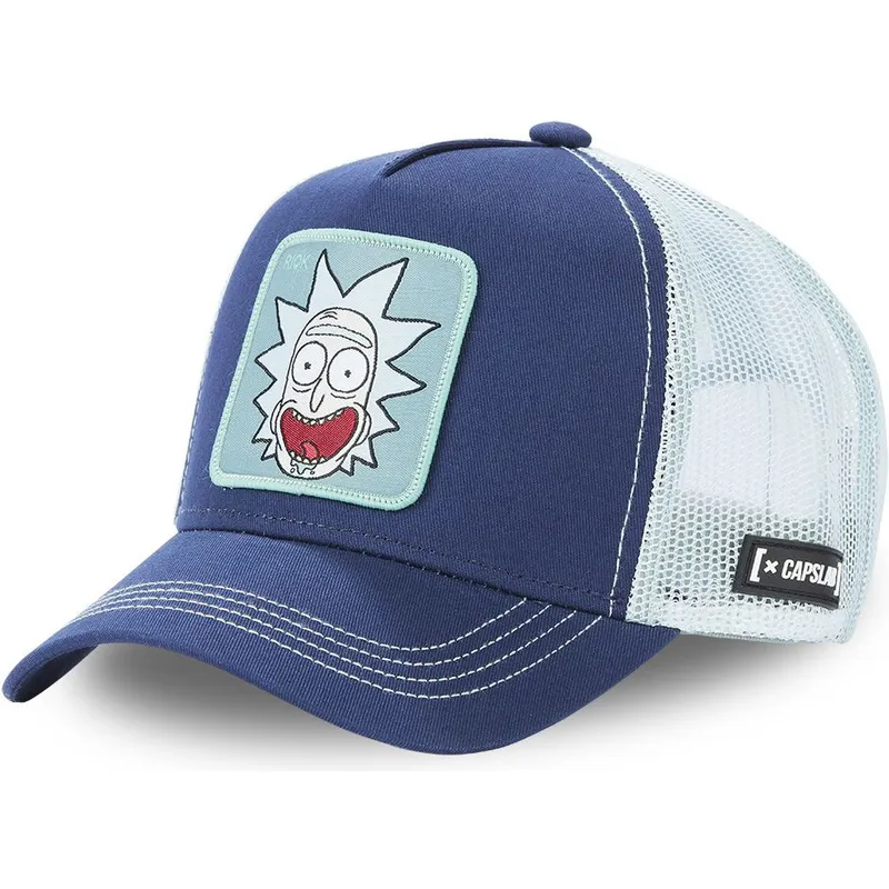 mutzen-gebogen-blau-snapback-rick-sanchez-rick-und-morty-von-capslab