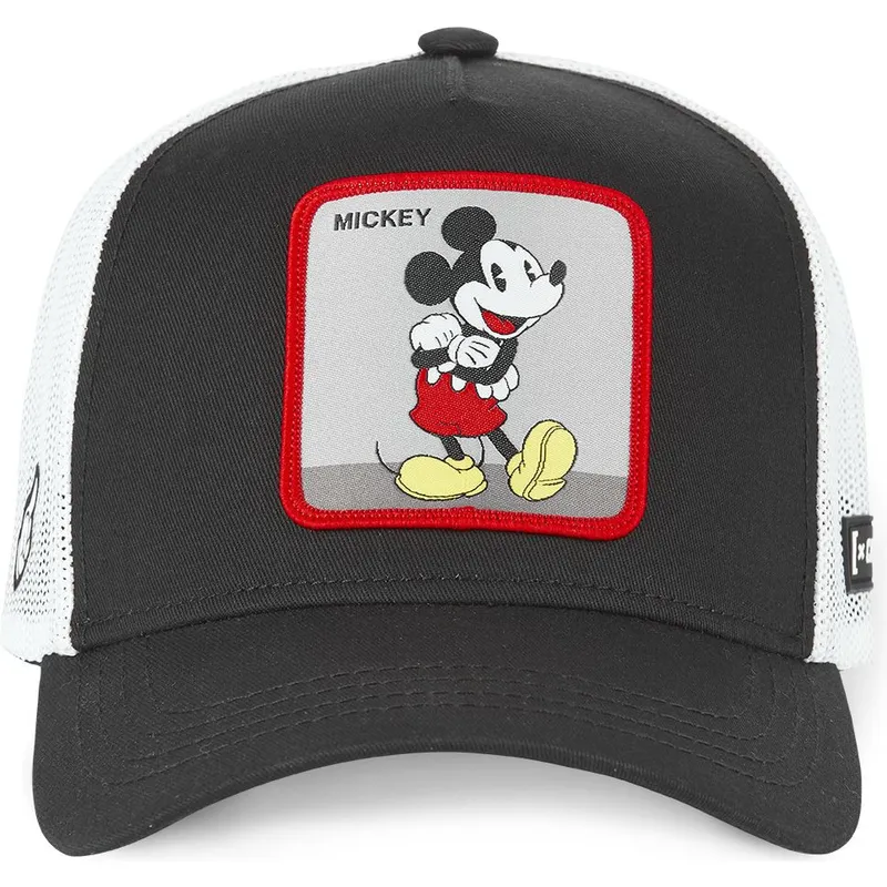 cappellino-trucker-nero-e-bianco-mickey-mouse-cas-mic4-disney-di-capslab