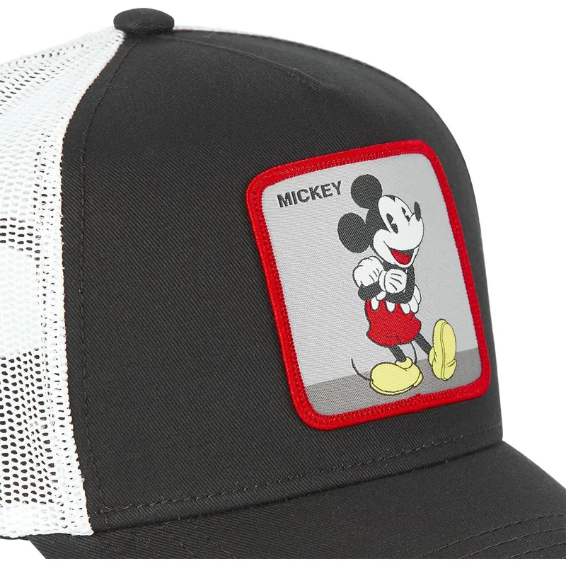 cappellino-trucker-nero-e-bianco-mickey-mouse-cas-mic4-disney-di-capslab