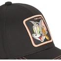 cappellino-curvo-nero-regolabile-tom-e-jerry-tj3-looney-tunes-di-capslab