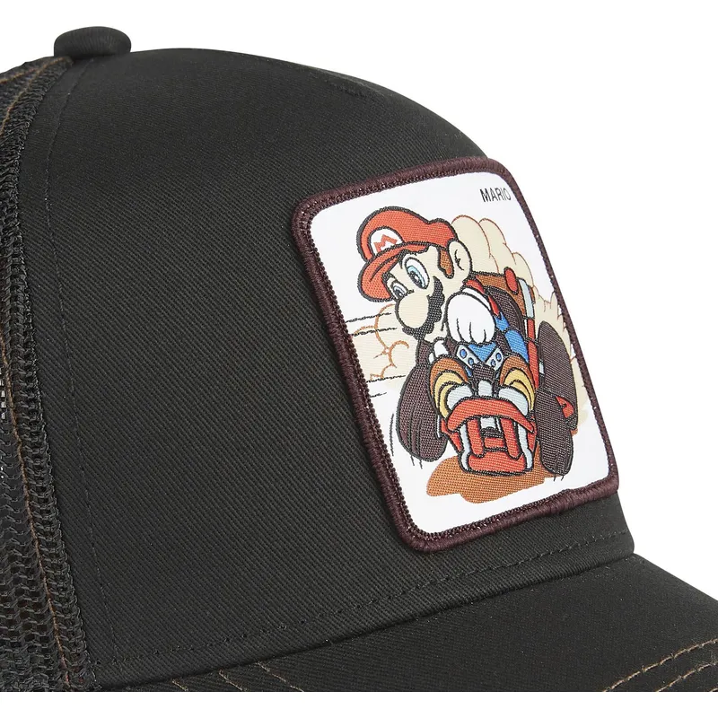 cappelli-curva-nero-snapback-mario-super-mario-bros-di-capslab cappelli-curva-nero-snapback-mario-super-mario-bros-di-capslab