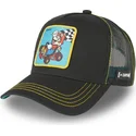 schwarze-trucker-kappe-mario-kart-vic1-super-mario-bros-von-capslab