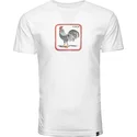 magliette-manica-corta-bianco-dei-camiseta-manga-corta-blanca-gallo-cock-coop-the-farm-the-farm-di-goorin-bros