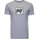 magliette-manica-corta-grigio-dei-camiseta-manga-corta-gris-oveja-black-sheep-outcast-the-farm-the-farm-di-goorin-bros