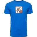 magliette-manica-corta-blu-dei-camiseta-manga-corta-azul-cabra-goat-flat-hand-the-farm-the-farm-di-goorin-bros