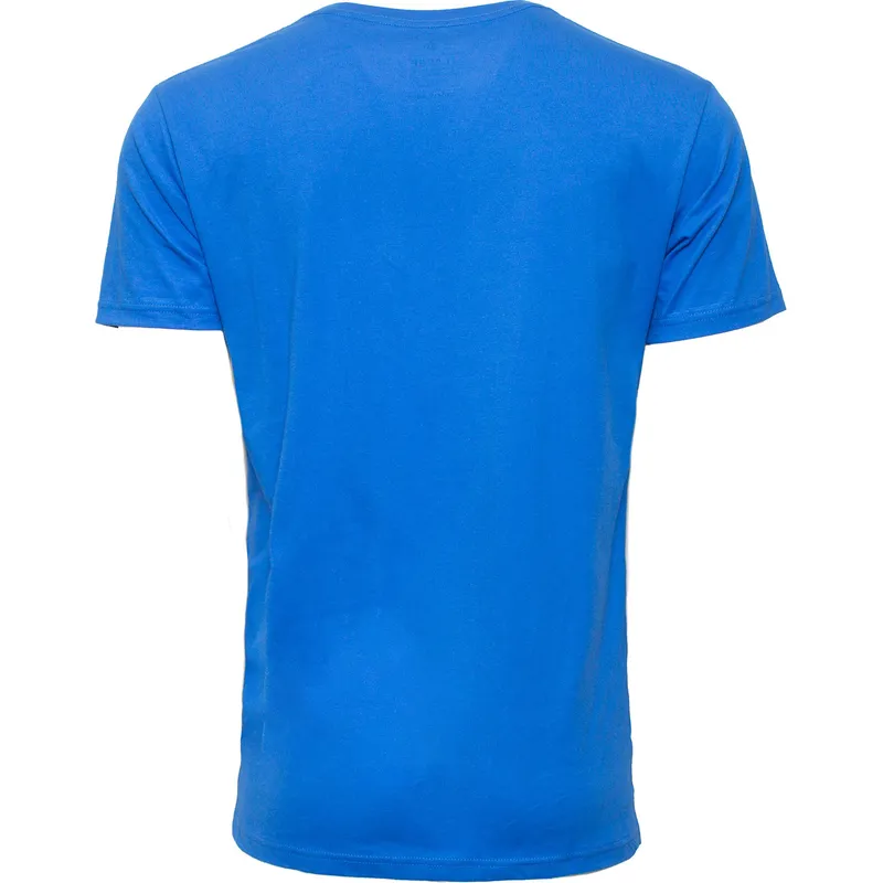 magliette-manica-corta-blu-dei-camiseta-manga-corta-azul-cabra-goat-flat-hand-the-farm-the-farm-di-goorin-bros