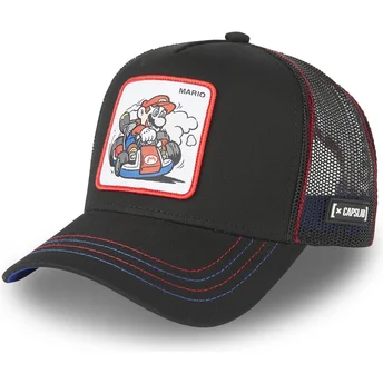 cappellino-trucker-nero-mario-kart-dri1-super-mario-bros-di-capslab