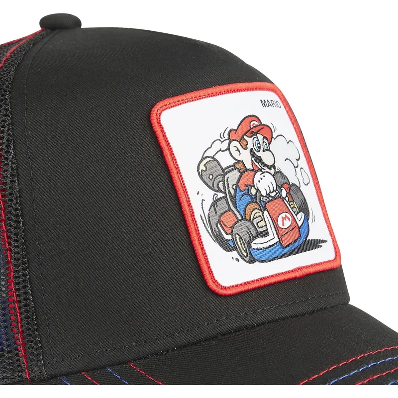 mutzen-gebogen-schwarz-snapback-mario-super-mario-bros-von-capslab mutzen-gebogen-schwarz-snapback-mario-super-mario-bros-von-capslab