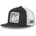 berretto-trucker-piatto-nero-e-bianco-tom-casf-t10-looney-tunes-di-capslab