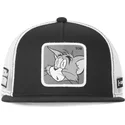 berretto-trucker-piatto-nero-e-bianco-tom-casf-t10-looney-tunes-di-capslab