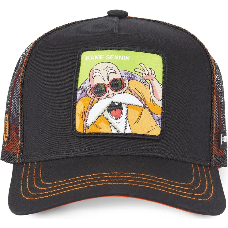 cappellino-trucker-nero-master-roshi-db3-kam1-dragon-ball-di-capslab