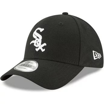New Era Curved Brim 9FORTY The League Chicago White Sox MLB Adjustable Cap schwarz