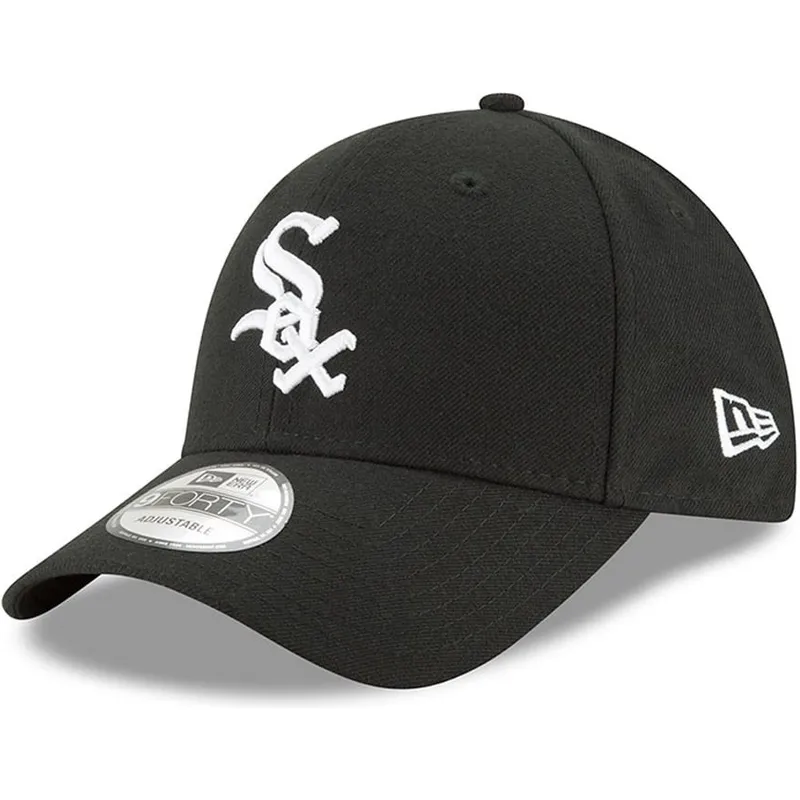 svart-justerbar-kurvad-keps-9forty-the-league-fran-chicago-white-sox-mlb-av-new-era
