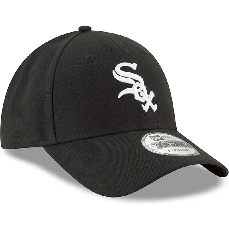 svart-justerbar-kurvad-keps-9forty-the-league-fran-chicago-white-sox-mlb-av-new-era