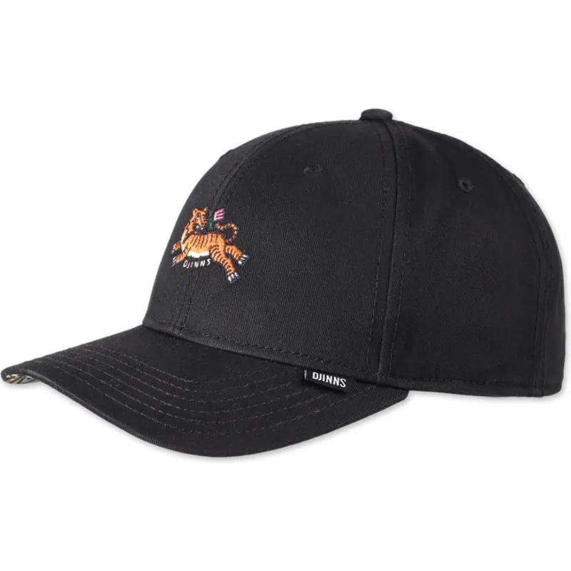 cappelli-curva-nero-cinghia-regolabile-di-djinns