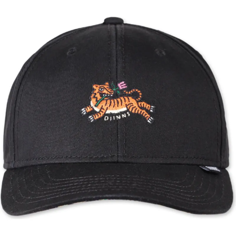 cappelli-curva-nero-cinghia-regolabile-di-djinns