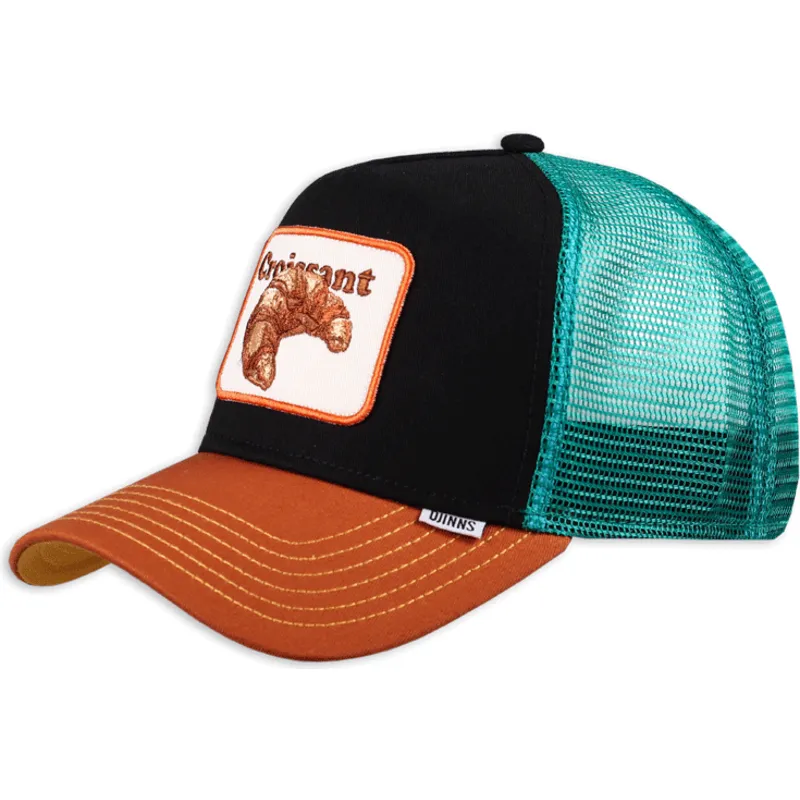 cappellino-trucker-nero-blu-e-marrone-croissant-hft-food-di-djinns