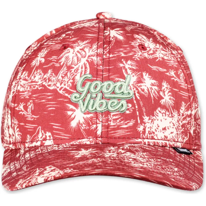 cappelli-curva-rosso-cinghia-regolabile-di-djinns