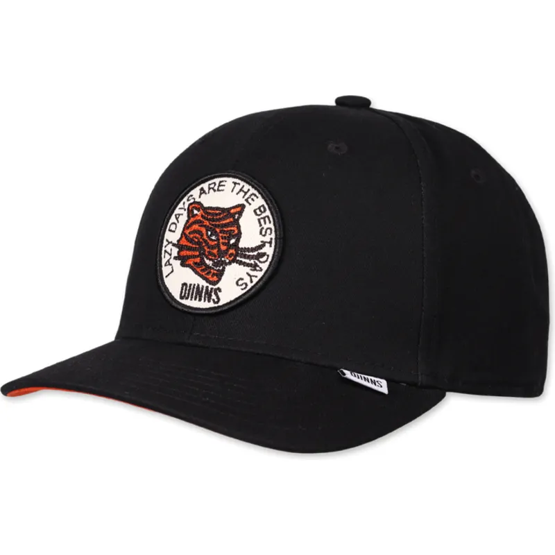 cappelli-curva-nero-cinghia-regolabile-di-djinns
