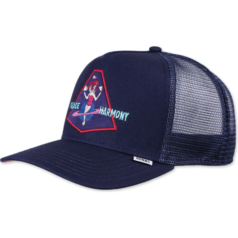 djinns-hft-peace-harmony-marineblaue-trucker-cap