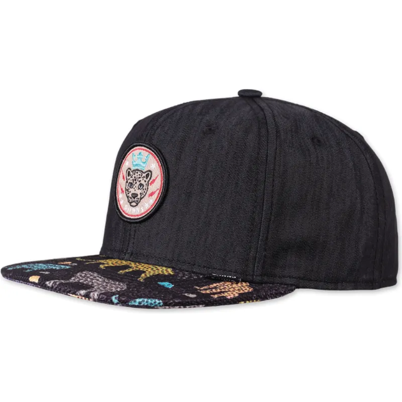 mutzen-flach-schwarz-snapback-von-djinns mutzen-flach-schwarz-snapback-von-djinns