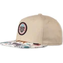 cappello-piatto-beige-snapback-gepard-linen-rev-di-djinns