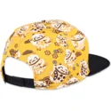 djinns-lucky-cat-linen-cappellino-snapback-giallo-e-nero-con-visiera-piatta