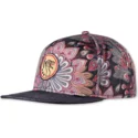 gorra-sort-flad-snapback-peacock-linen-fra-djinns