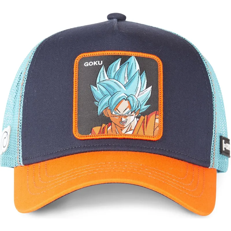 cappellino-trucker-blu-marino-e-arancione-son-goku-super-saiyan-blue-cas-gok2-dragon-ball-di-capslab