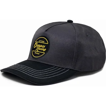 Gorra curva negra ajustable Campos Racing Heritage de Kimoa