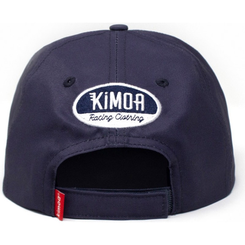 kimoa-flat-brim-racing-14-navy-blue-adjustable-cap