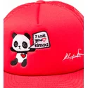 rod-flad-snapback-kasket-panda-af-domingo-zapata-fra-kimoa