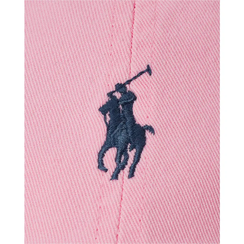 lyserod-justerbar-buet-kasket-med-blat-cotton-chino-classic-sport-logo-fra-polo-ralph-lauren