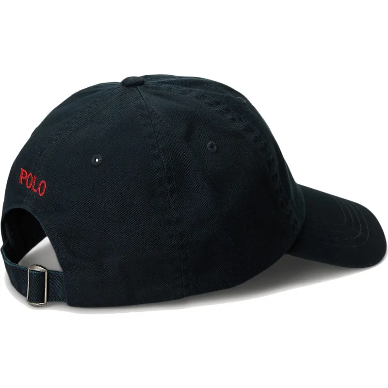 cappellino-curvo-nero-regolabile-con-logo-rosso-cotton-chino-classic-sport-di-polo-ralph-lauren
