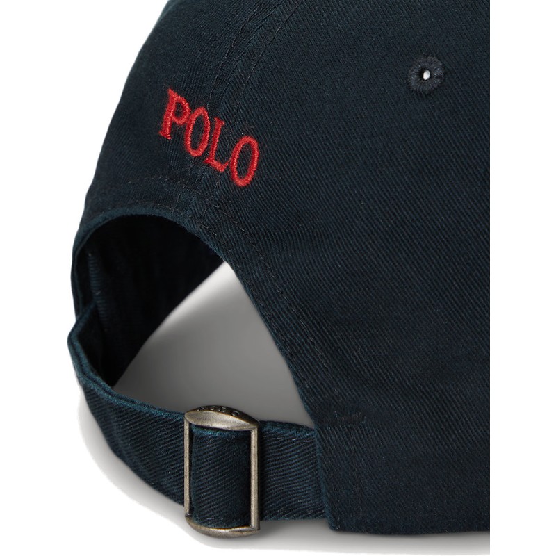 polo-ralph-lauren-curved-brim-red-logo-cotton-chino-classic-sport-black-adjustable-cap
