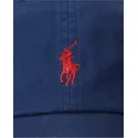 justerbar-marinebla-buet-kasket-med-rodt-logo-cotton-chino-classic-sport-fra-polo-ralph-lauren