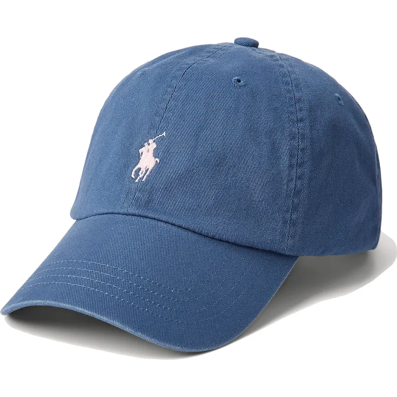 cappelli-curva-blu-marino-cinghia-regolabile-di-polo-ralph-lauren
