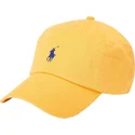 cappellino-curvo-giallo-regolabile-con-logo-blu-cotton-chino-classic-sport-di-polo-ralph-lauren