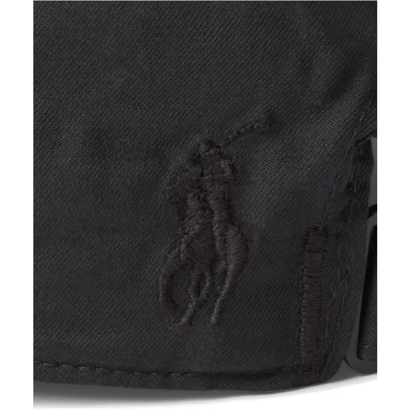 cappelli-curva-nero-cinghia-regolabile-di-polo-ralph-lauren