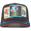 gorra-trucker-nera-uccello-rolling-rrolling-this-is-the-drip-the-farm-di-goorin-bros