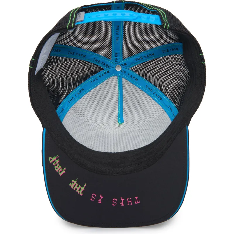 cappellino-trucker-nero-libellula-buzzed-bbuzzzedd-this-is-the-drip-the-farm-di-goorin-bros