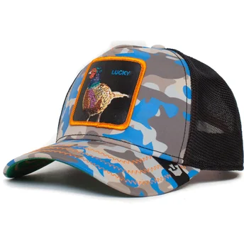 trucker-cap-camouflage-blau-fasan-lucky-luck-stays-down-the-farm-von-goorin-bros