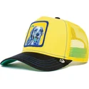 cappellino-trucker-giallo-e-nero-cane-labrador-retriever-loyal-doggy-trip-the-farm-di-goorin-bros