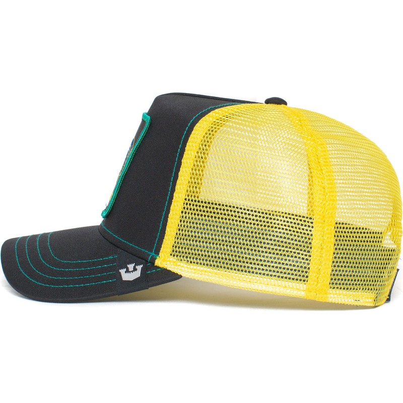 goorin-bros-rooster-cock-trip-the-farm-black-and-yellow-trucker-hat