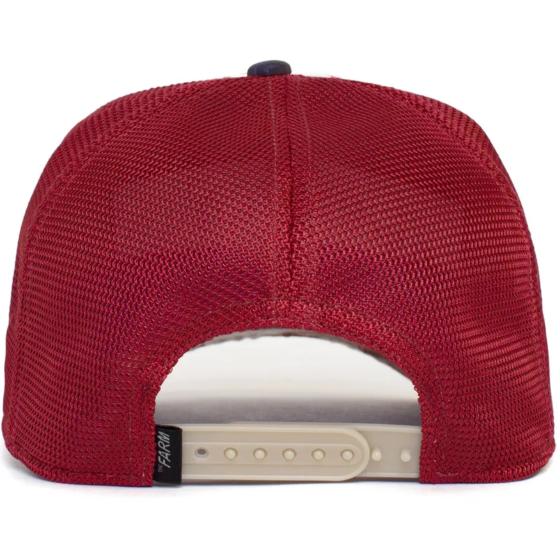 cappelli-curva-rosso-snapback-the-farm-di-goorin-bros