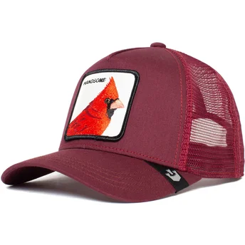Cappellino trucker bordeaux uccello Handsome Truckin The Farm di Goorin Bros.