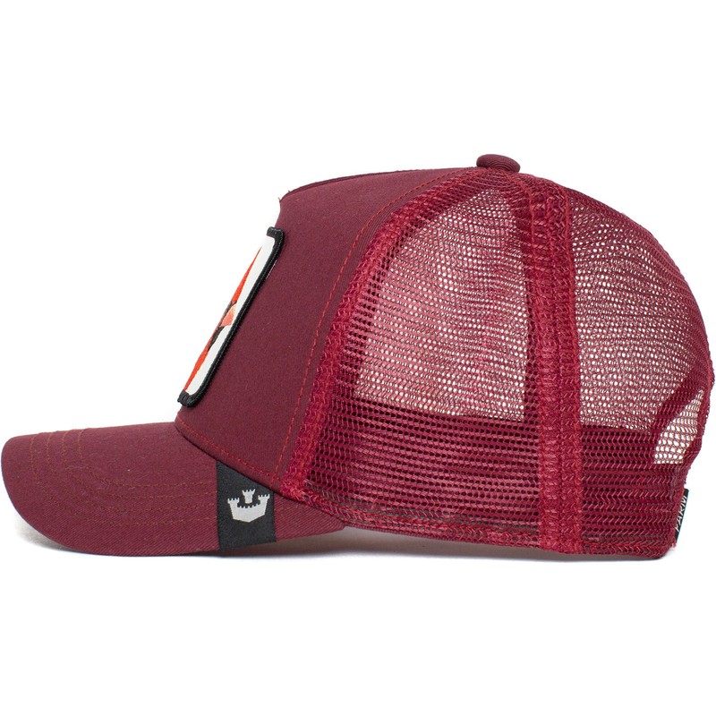 goorin-bros-bird-handsome-truckin-the-farm-maroon-trucker-hat