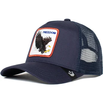 Goorin Bros. Freedom Truckin The Farm marineblå ørne trucker kasket.