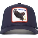 cappellino-trucker-blu-navy-aquila-freedom-truckin-the-farm-di-goorin-bros